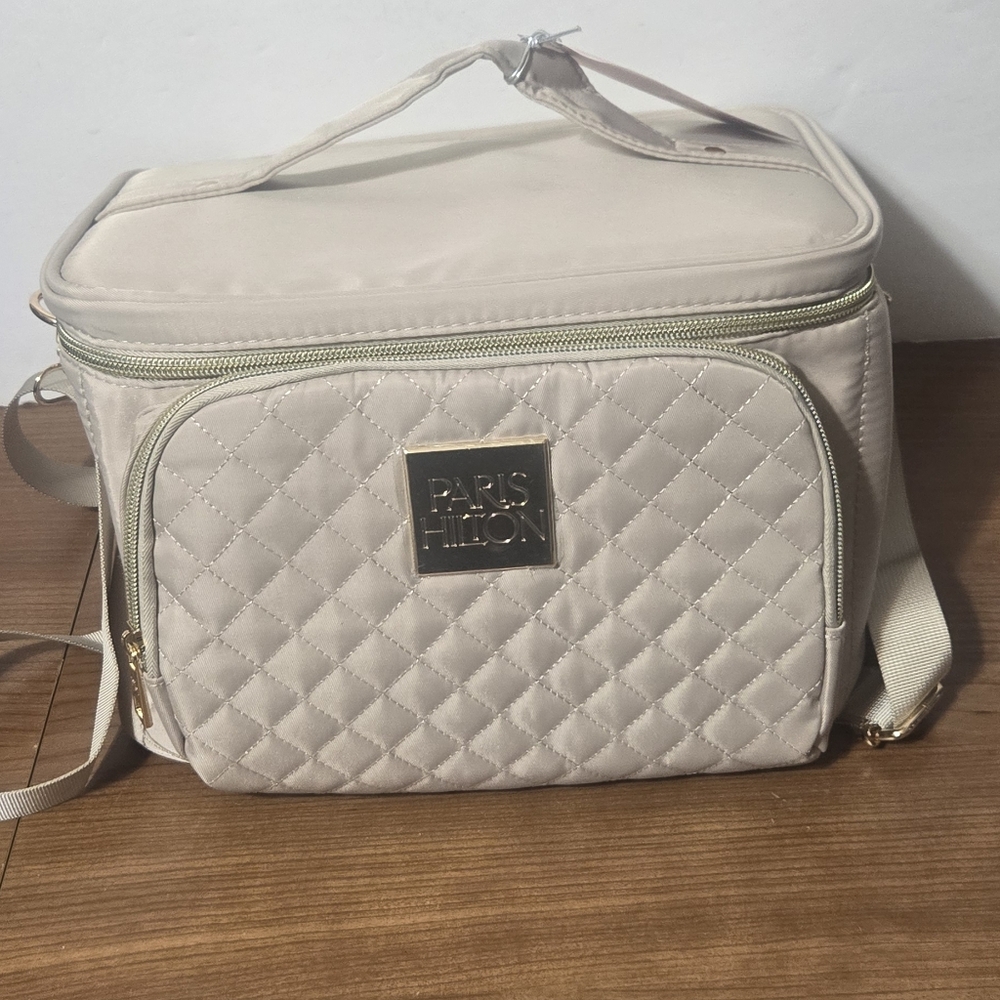 Paris Hilton Quilted Cosmetic Bag